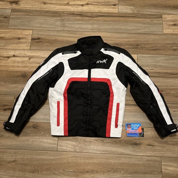 HWK Jackets & Coats Mens Hwk Motorcycle Jacket Medium Ventilation